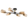 Миниатюра фото потолочная люстра escada vertigo 1131/6p black/gold | 220svet.ru