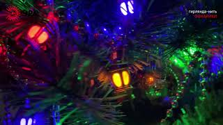 Миниатюра фото светодиодная гирлянда эра нить 220v разноцветный enin-3f б0041897 | 220svet.ru