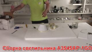 Миниатюра фото бра arte lamp catrin a3545ap-1go | 220svet.ru